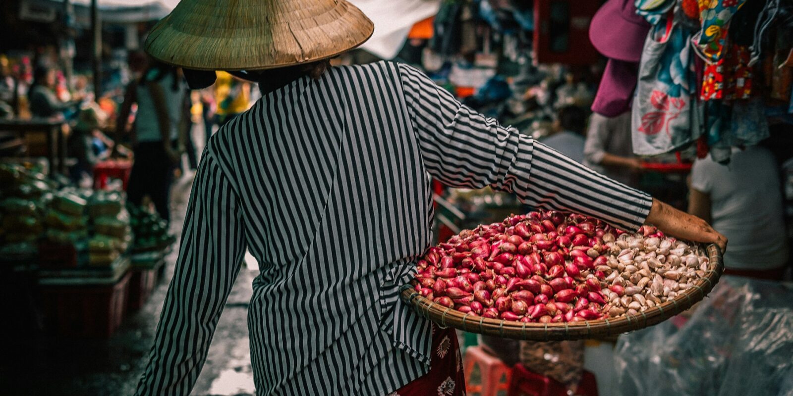 food market in asia